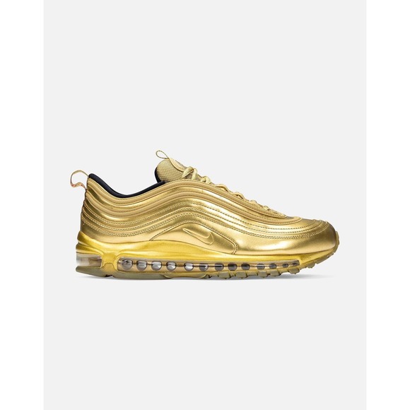 nike air max 97 qs sneakers in metallic gold
